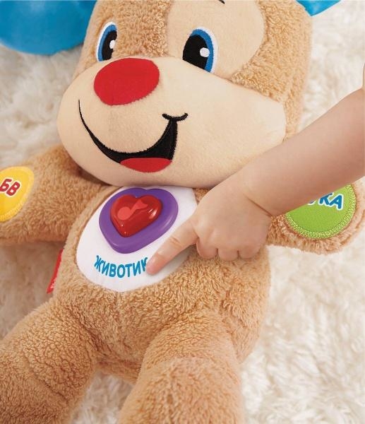 Розвиваюча іграшка Fisher-Price Розумне цуценя з технологією Smart Stages (російський) - Pampik