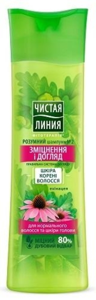 Шампунь Чиста Лінія Зміцнення і догляд, 400 мл - Pampik