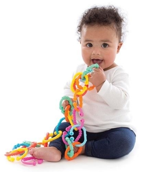 Різнобарвні кільця-прорізувачі Playgro (15408) - Pampik - 4