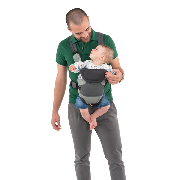 Нагрудна сумка Chicco Go Baby, сірий (79401.77) - Pampik - 2