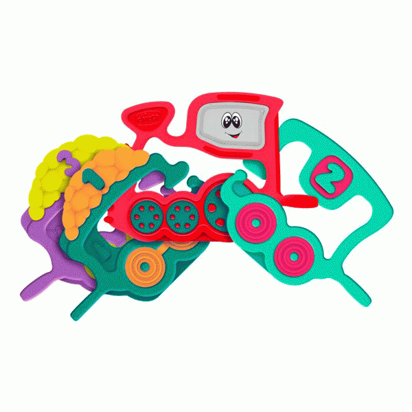 Іграшка-брязкальце Chicco Паровозик 1 2 3 - Pampik - 3