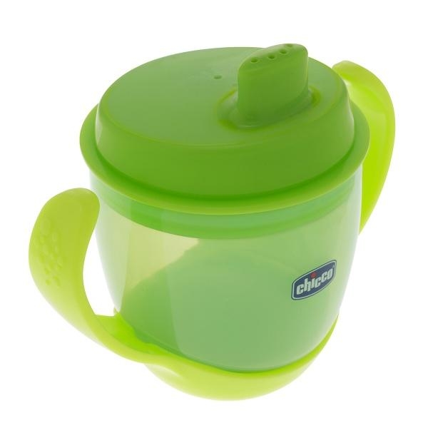 Чашка-непроливайка Chicco Meal Cup, 180 мл, зелений (06824.50) - Pampik - 3