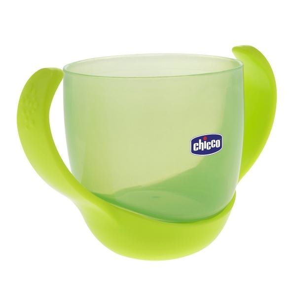 Чашка-непроливайка Chicco Meal Cup, 180 мл, зелений (06824.50) - Pampik - 2