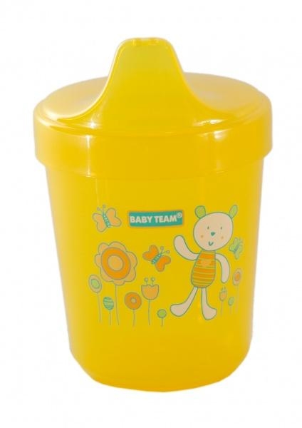 Поїльник Baby Team, 100 мл, жовтий (5000) - Pampik - 2