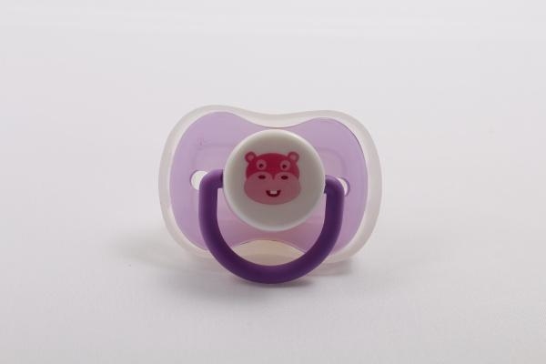 Пустушка Lindo латексна кругла для сну з ковпачком, в асортименті, 12+ - Pampik - 2