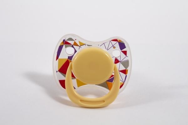 Пустушка Lindo латексна кругла для сну з ковпачком, в асортименті, 3+ - Pampik - 8