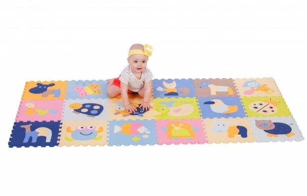 Ігровий килимок-пазл Baby Great Чарівний світ, 184х92 см (GB-M1218ABL) - Pampik - 4
