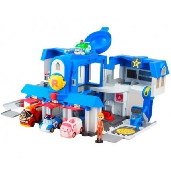 Игровой набор Robocar Poli Штаб-квартира (с фигуркой Джин) - Pampik
