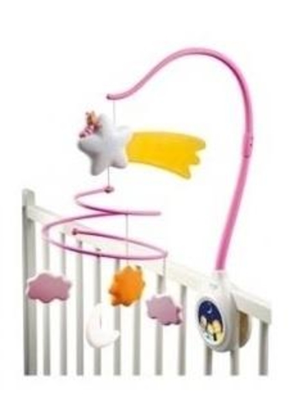 Музичний мобіль Smoby Cotoons Комета, рожевий - Pampik