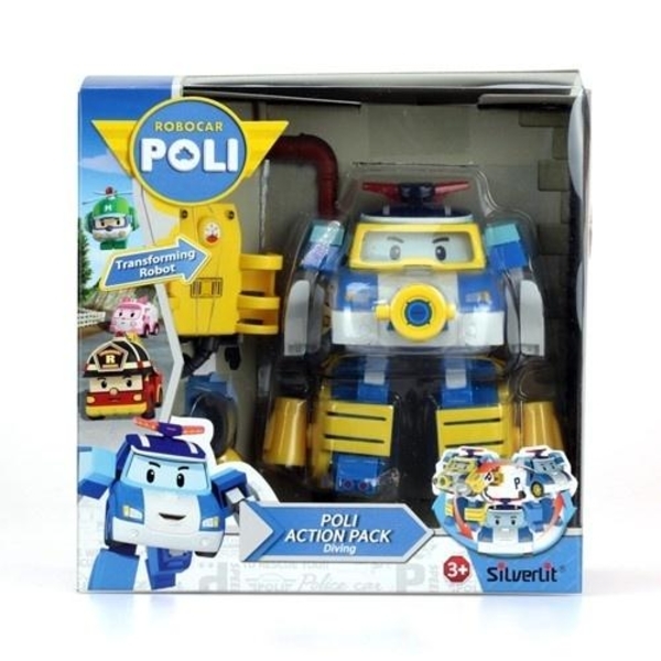 

Трансформер Robocar Poli Водолаз Поли, 10 см (83310, Синий