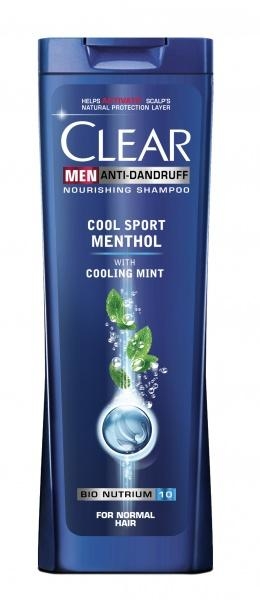 Шампунь для мужчин Clear Ледяная свежесть c ментолом, 250 мл - Pampik