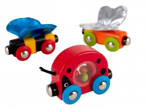 Паровозик Hape Божа корівка та друзі (E3806) - Pampik - 2