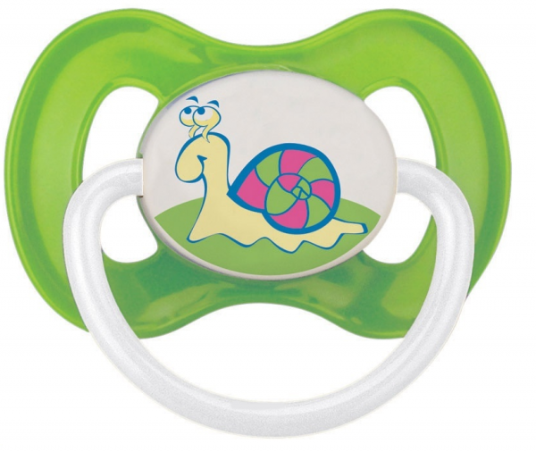 Латексна симетрична пустушка Canpol Babies Country (від 0 міс.), зелений (23/454) - Pampik