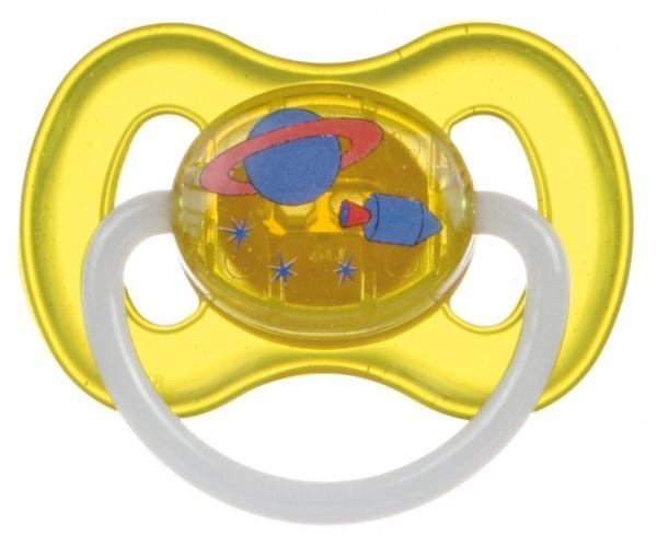 Латексна кругла пустушка Canpol Babies 6+, жовтий (23/222) - Pampik