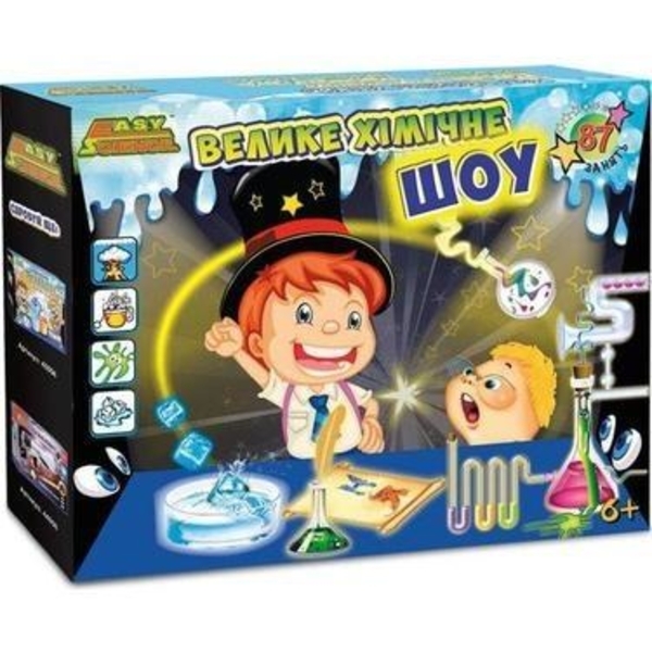 Набір Easy Science Велике хімічне шоу, укр. мова (45006) - Pampik