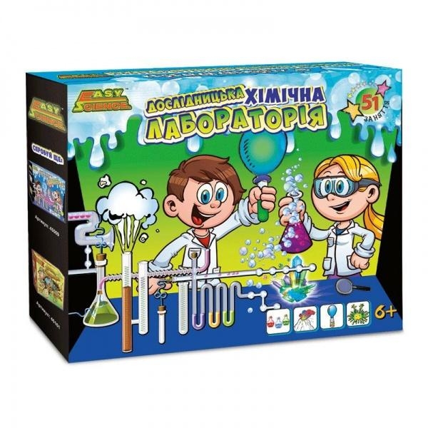 Набір Easy Science дослідницька хімічна лабораторія, укр. мова (45008) - Pampik