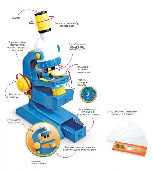 Мікроскоп Easy Science з кольоровими фільтрами (44007) - Pampik - 4