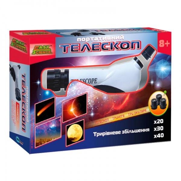 Портативний телескоп Easy Science (44008) - Pampik