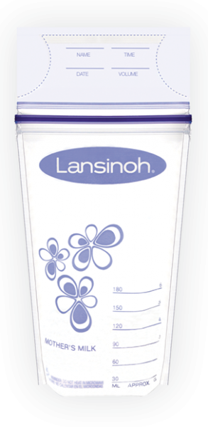 Пакети для зберігання і заморожування грудного молока Lansinoh, 25 шт. - Pampik