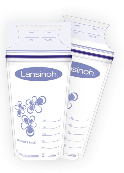 Пакети для зберігання і заморожування грудного молока Lansinoh, 25 шт. - Pampik - 2