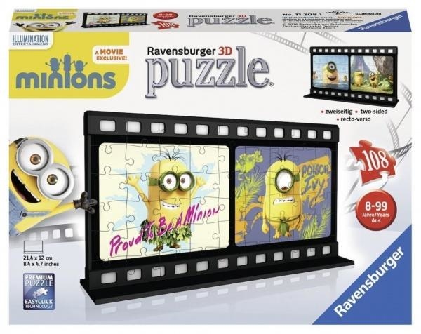 3D Пазл Ravensburger Міньйон, 108 елементів (11208_1) - Pampik - 2