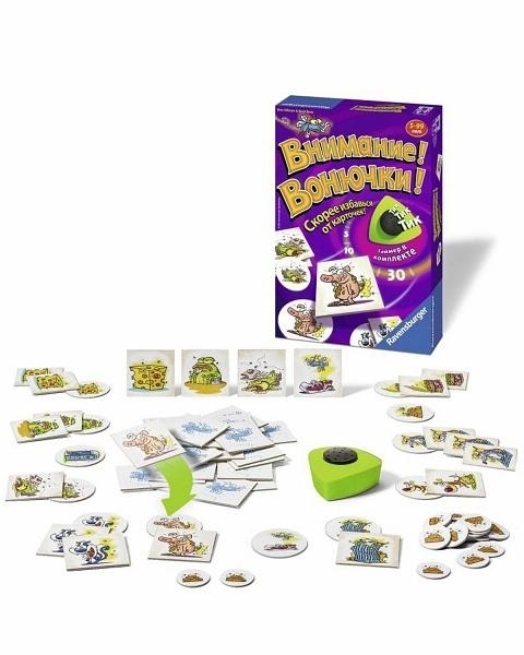 Настільна дитяча гра Ravensburger Увага! Смердючки! (21142) - Pampik