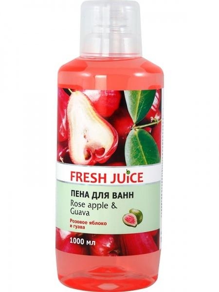 Пена для ванн Fresh Juice Rose apple & Guava, 1 л - Pampik
