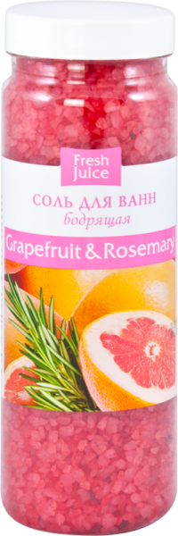 Сіль для ванн Fresh Juice Grapefruit & Rosemary, 700 г - Pampik