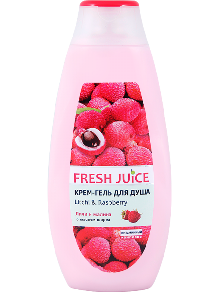 

Крем-гель для душа Fresh Juice Litchi & Raspberry, 400 мл