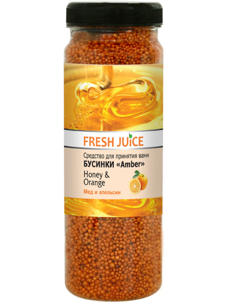 Средство для ванн Fresh Juice Honey & Orange, 450 г - Pampik