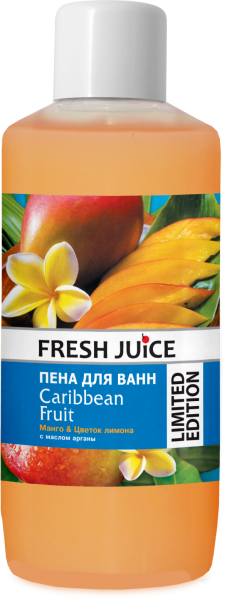 Піна для ванн Fresh Juice Caribbean Fruit, 1 л - Pampik