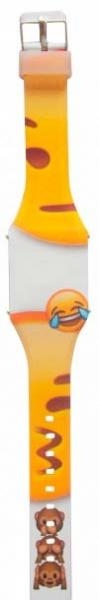 Світлодіодний годинник TBL Emojis, жовто-білий (EMJ30788) - Pampik