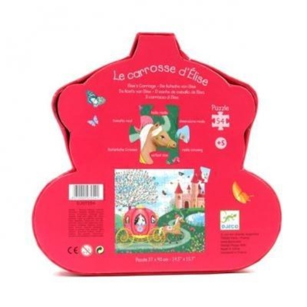 Пазл Djeco Карета Елізи, 54 елемента - Pampik - 4