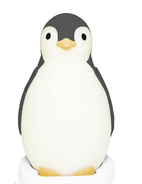 Светильник-ночник с автоматическим отключением Zazu Пингвиненок Пем, серый (ZA-PAM-01) - Pampik - 2