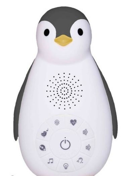 Нічник та музичний бокс Zazu Пінгвіня Зоє, сірий (ZA-ZOE-01) - Pampik - 2