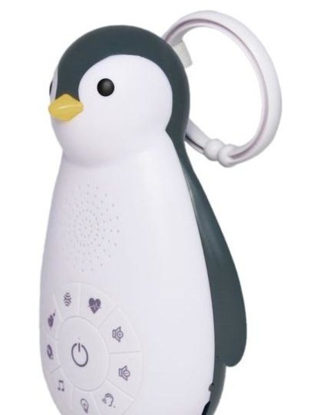 Нічник та музичний бокс Zazu Пінгвіня Зоє, сірий (ZA-ZOE-01) - Pampik - 3