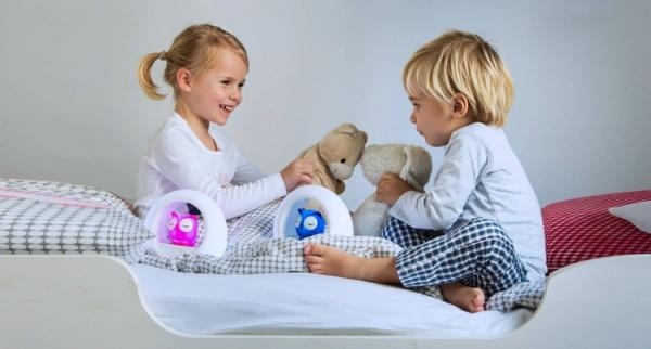 Ночник со звуковой активацией Zazu Совенок Лу, розовый (ZA-LOU-03) - Pampik - 5