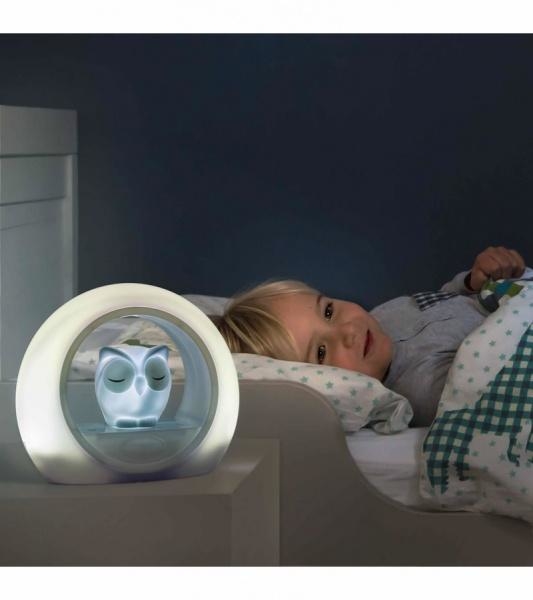 Ночник со звуковой активацией Zazu Совенок Лу, серый (ZA-LOU-01) - Pampik - 4