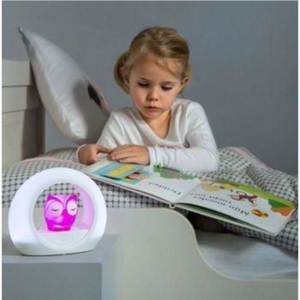 Ночник со звуковой активацией Zazu Совенок Лу, розовый (ZA-LOU-03) - Pampik - 3