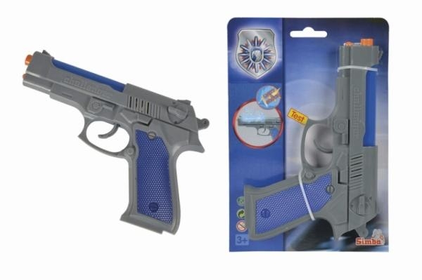 Поліцейський пістолет Simba зі звуковими і світловими ефектами, 21 см (8108661) - Pampik