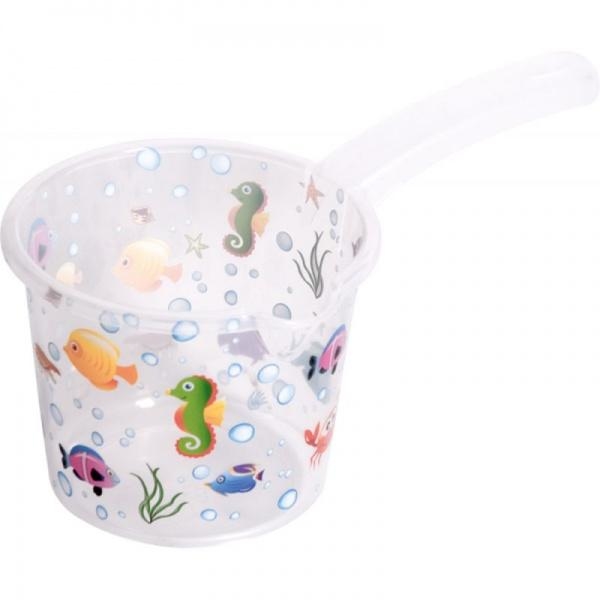 Ковшик для купания новорожденного Sevi bebe, белый (177) - Pampik