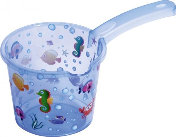 Ковшик для купання новонародженого Sevi bebe, синій (177) - Pampik