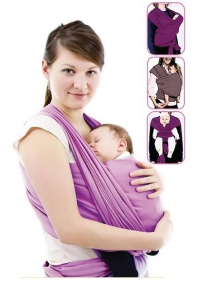 Слінг Sevi bebe, бузковий (562) - Pampik