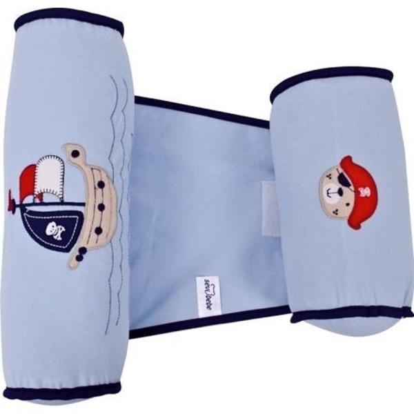 Позиціонер для сну Sevi bebe, синій (433) - Pampik