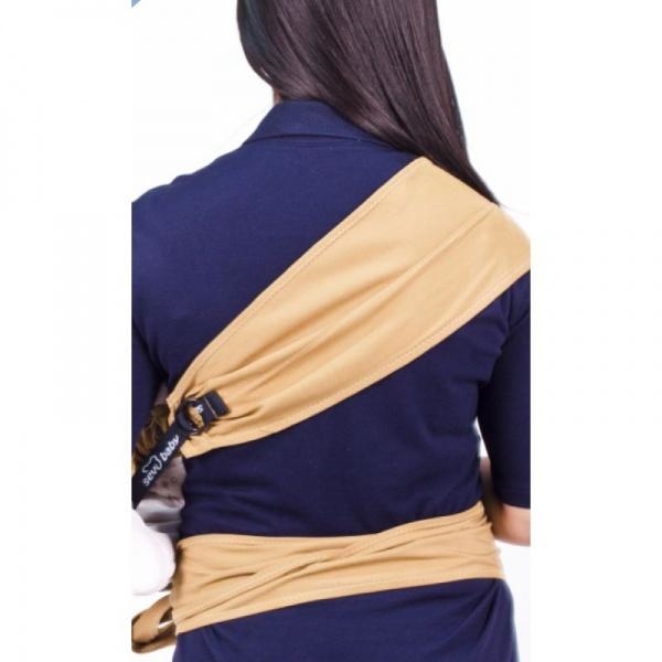 Кенгуру-переноска на бік Sevi bebe, гірчичний (697) - Pampik - 2