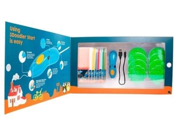 Набір 3D-ручка 3Doodler Start для дитячої творчості Мегакреатив + ​​192 стрижня + 8 шаблонів (3DS-MEGA-E-R) - Pampik - 9