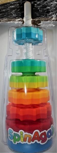 Гвинтова пірамідка Fat Brain Toys Spin Again - Pampik - 3