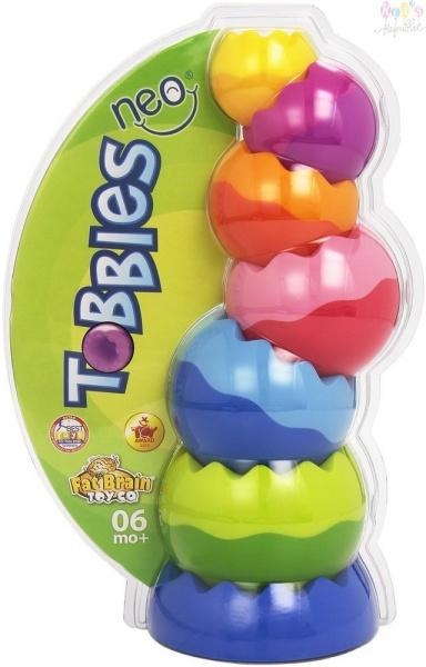 Пірамідка балансир Fat Brain Toys Tobbles Neo - Pampik - 3