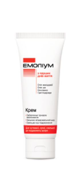 Крем зволожувальний Емоліум, 75 мл - Pampik