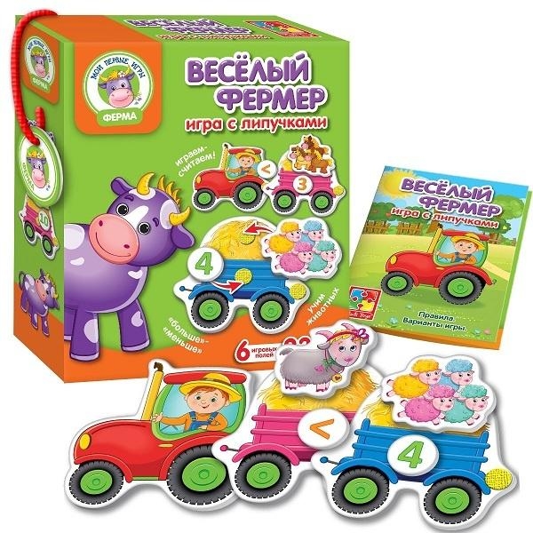 

Игра с липучками Vladi Toys Веселый фермер (рус.) (VT1310-01